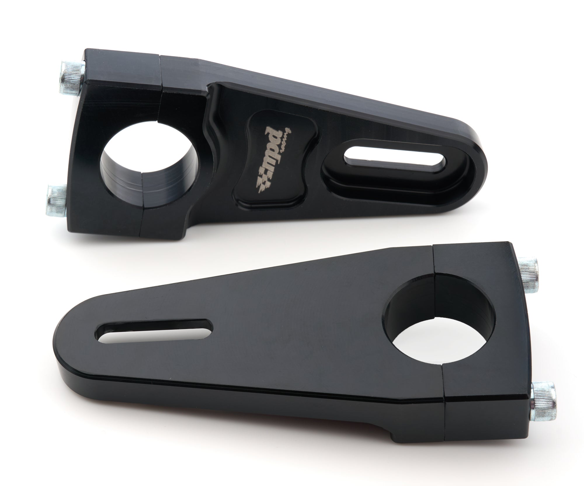 MPD Racing MPD72500 Wide Fuel Tank Mounts Black HD Pair MPD Racing MPD72500