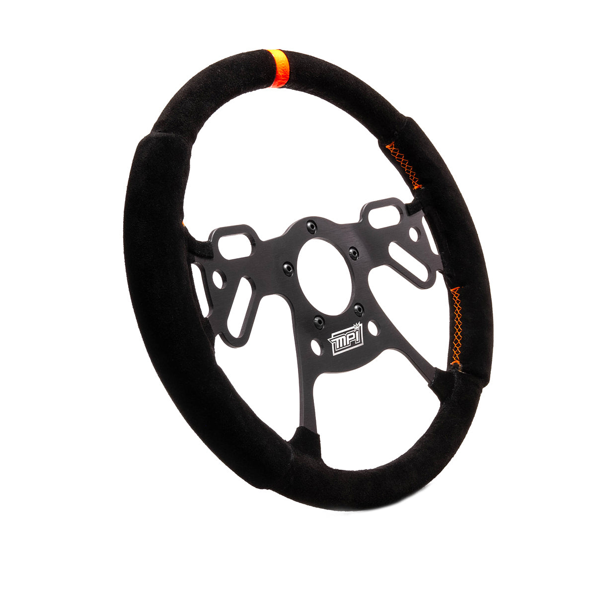 MPI MPI-DRG2-12 Drag Steering Wheel 12in Suede Pad Switch Holes MPI MPI-DRG2-12