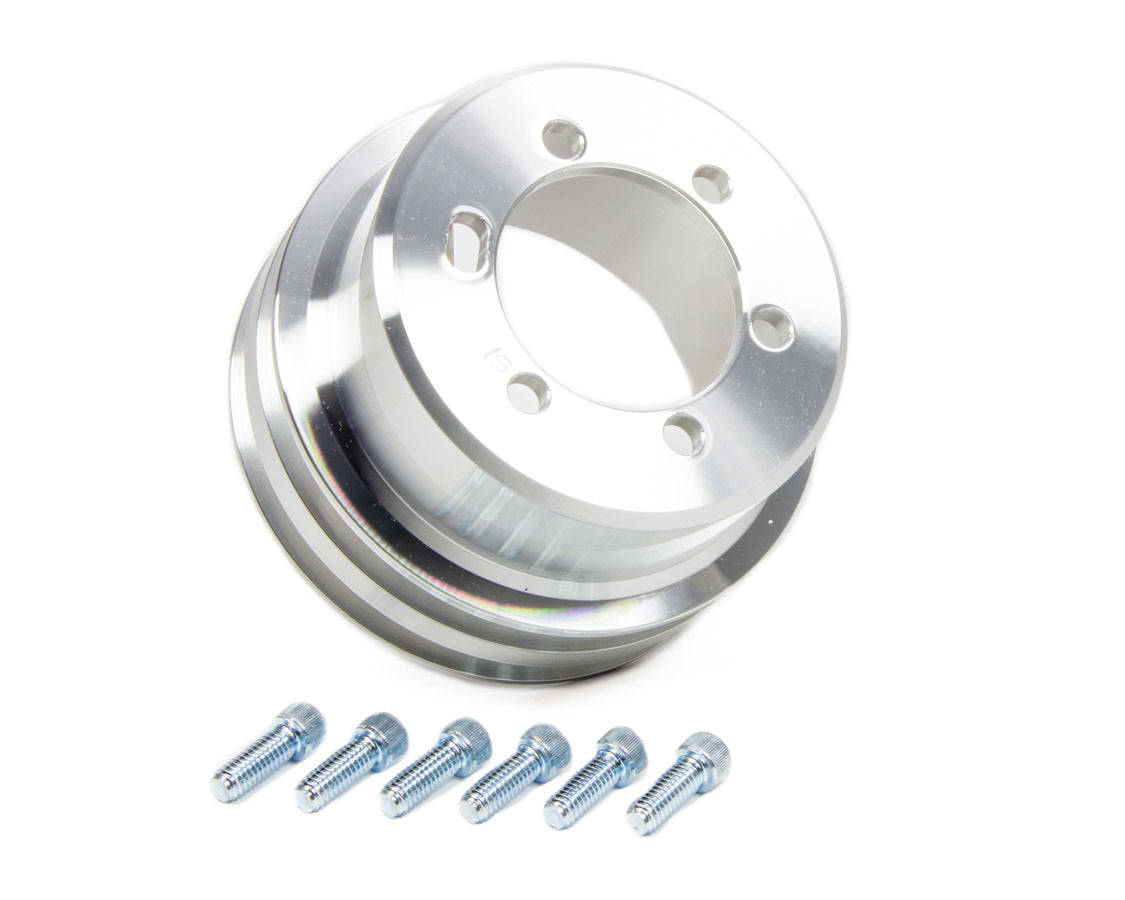 March Performance 10051 2-GROOVE CRANK PULLEY 5-1/4 383-440 V-BELT March Performance 10051