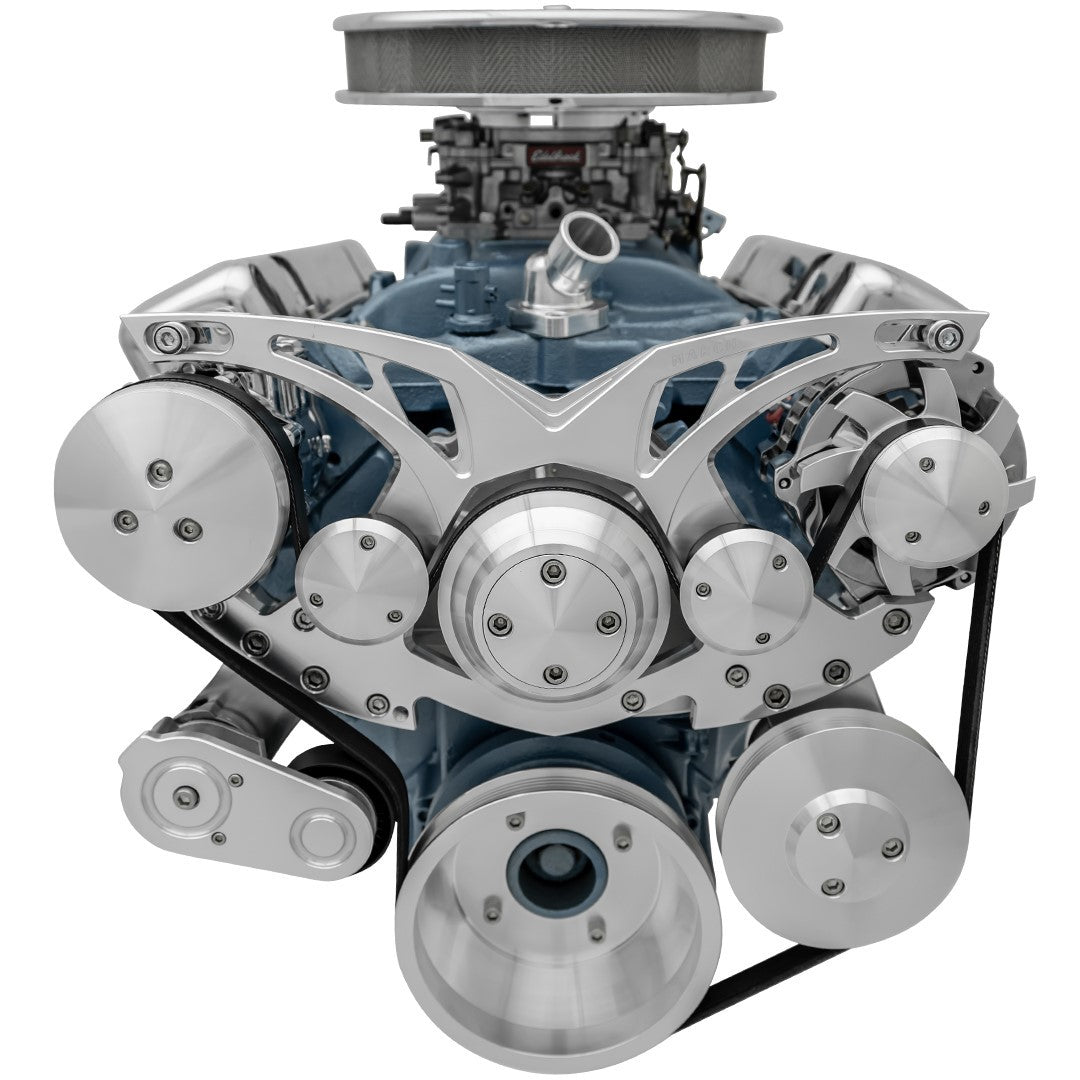 March Performance 13135 70-up Firebird Style Trk System Alt A/C P/S W/P March Performance 13135