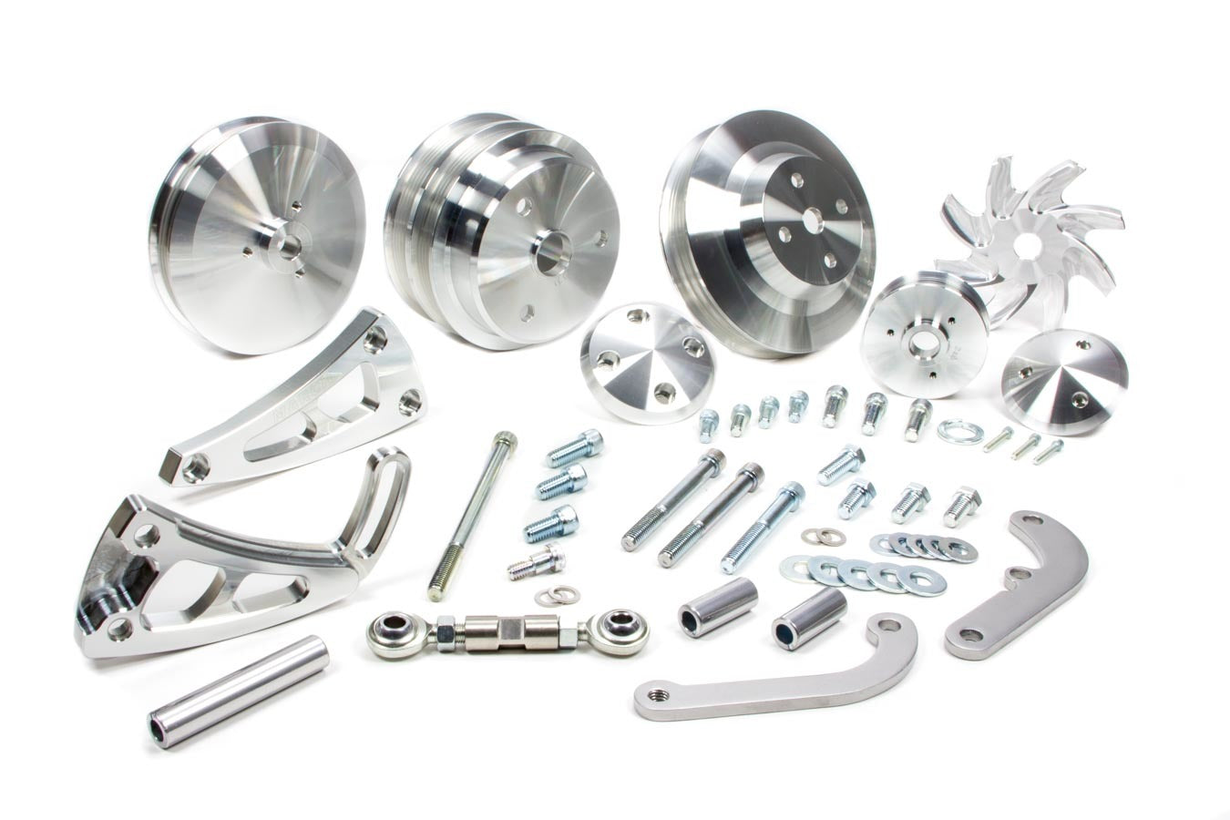 March Performance 22020 SBC Long w/p Serpentine Conversion Pulley Kit March Performance 22020