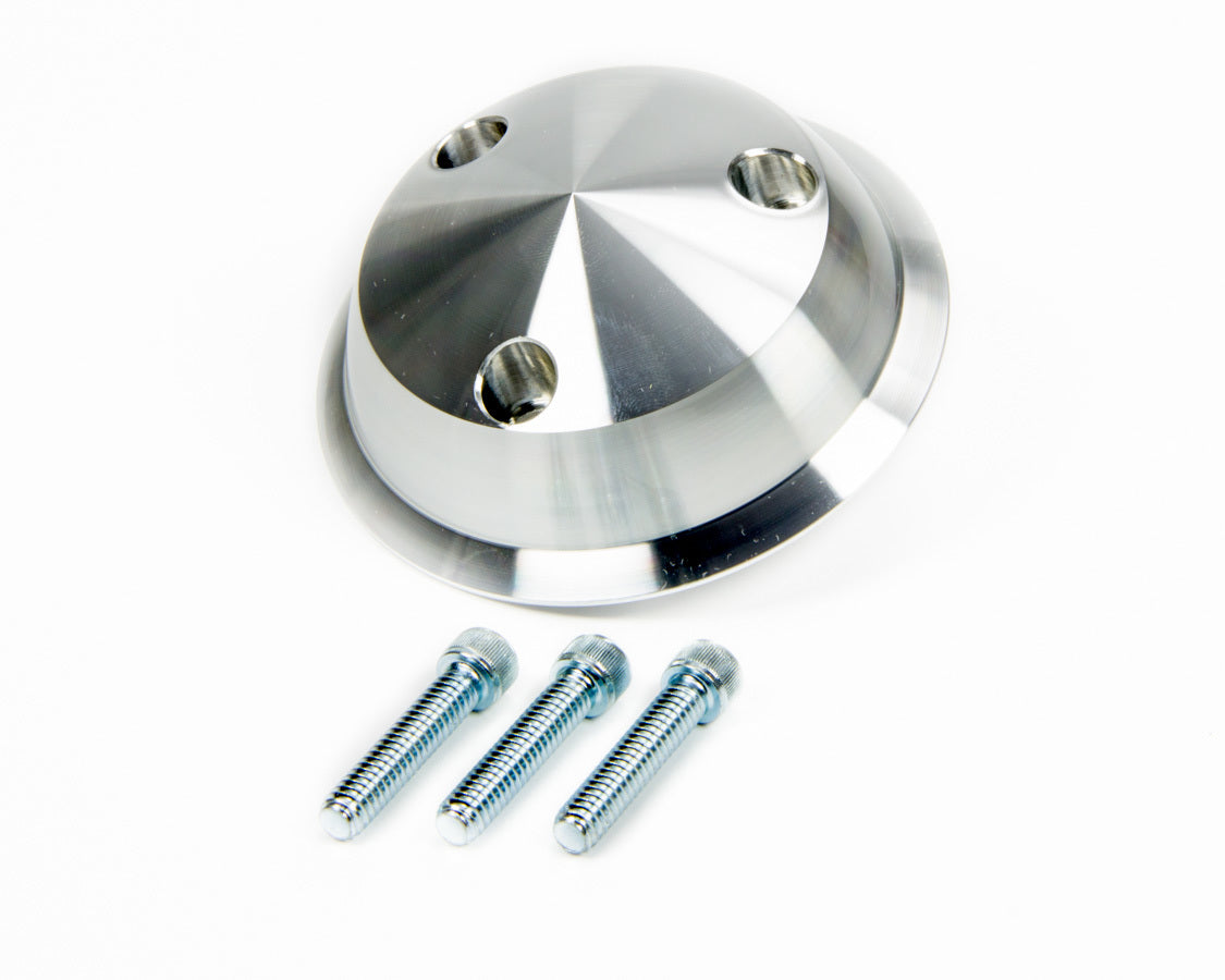 March Performance 360 PS Pulley Cover clear Powder Coat March Performance 360