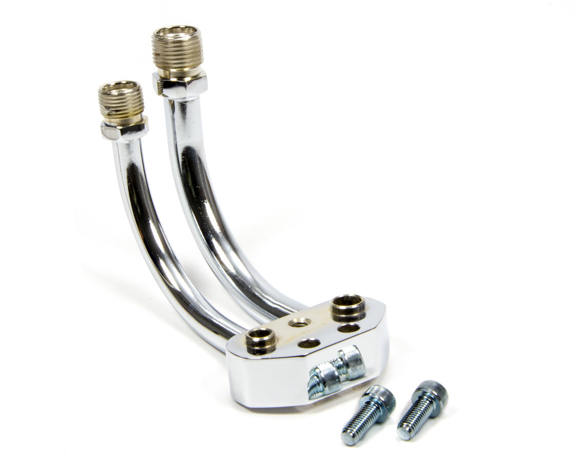 March Performance 418-06 A/C Line Manifold Chrome March Performance 418-06