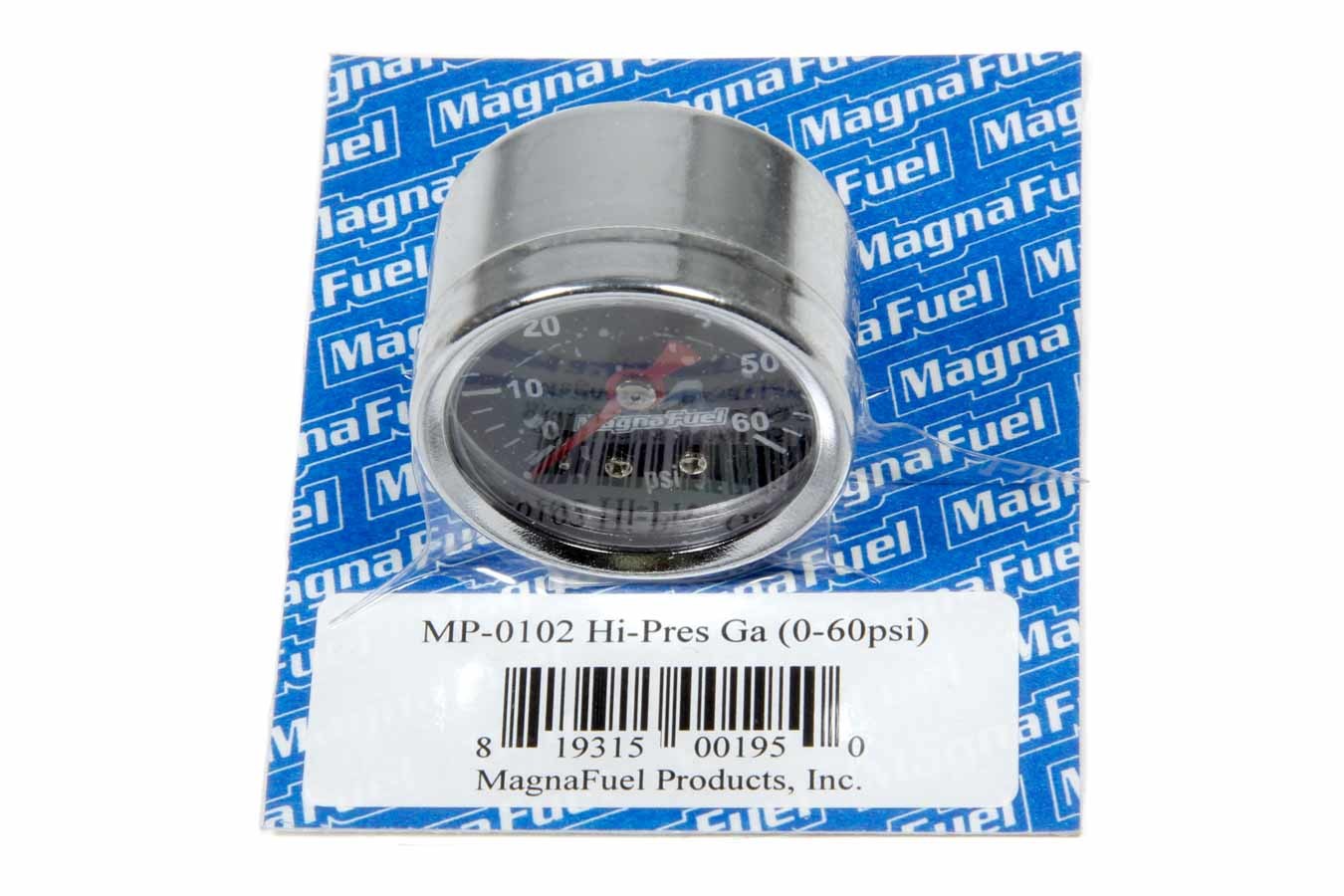 Magnafuel Racing Fuel Systems MP-0102 High Pressure Fuel Gauge 0-60psi Magnafuel Racing Fuel Systems MP-0102