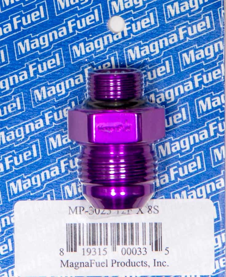 Magnafuel Racing Fuel Systems MP-3023 #12 to #8 O-Ring Male Adapter Fitting Magnafuel Racing Fuel Systems MP-3023
