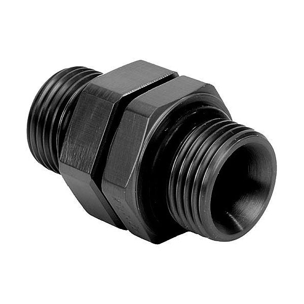 Magnafuel Racing Fuel Systems MP-3030-BLK #10 Straight to 3/8npt Coupler w/Jam Nut Black Magnafuel Racing Fuel Systems MP-3030-BLK