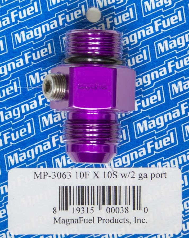 Magnafuel Racing Fuel Systems MP-3063 #10 Male Port to #10 Adapter Fitting Magnafuel Racing Fuel Systems MP-3063