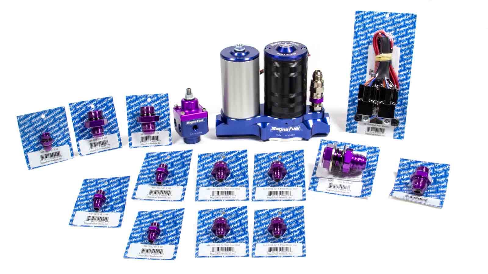 Magnafuel Racing Fuel Systems MP-4810 ProStar 500 Fuel Pump Kit - Dual 4BBL Carbs Magnafuel Racing Fuel Systems MP-4810