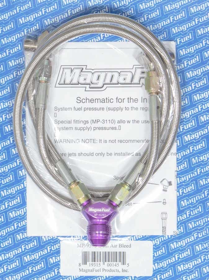 Magnafuel Racing Fuel Systems MP-9575 Dual Air Bleed Kit Magnafuel Racing Fuel Systems MP-9575