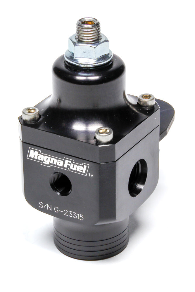 Magnafuel Racing Fuel Systems MP-9633-BLK 2-Port Fuel Regulator w/ #10an Inlet/#6an Outlets Magnafuel Racing Fuel Systems MP-9633-BLK