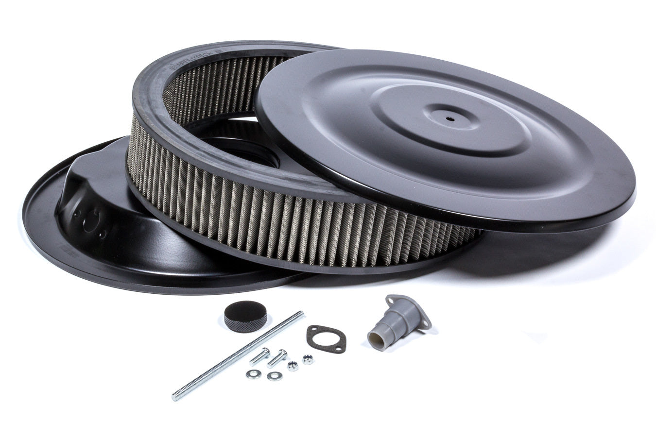 Mr Gasket 1412G Easy Flow Air Cleaner 14 x 3 Flat Black Mr Gasket 1412G