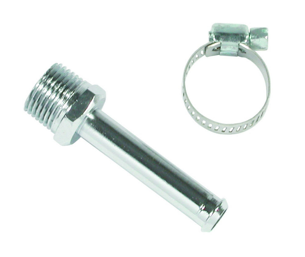 Mr Gasket 2969G 3/8inNPT Chrome Hose Fitting To 3/8in Hose Mr Gasket 2969G