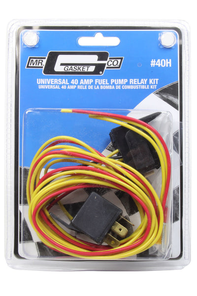 Mr Gasket 40H 40amp Electric Fuel Pump Relay Kit Mr Gasket 40H