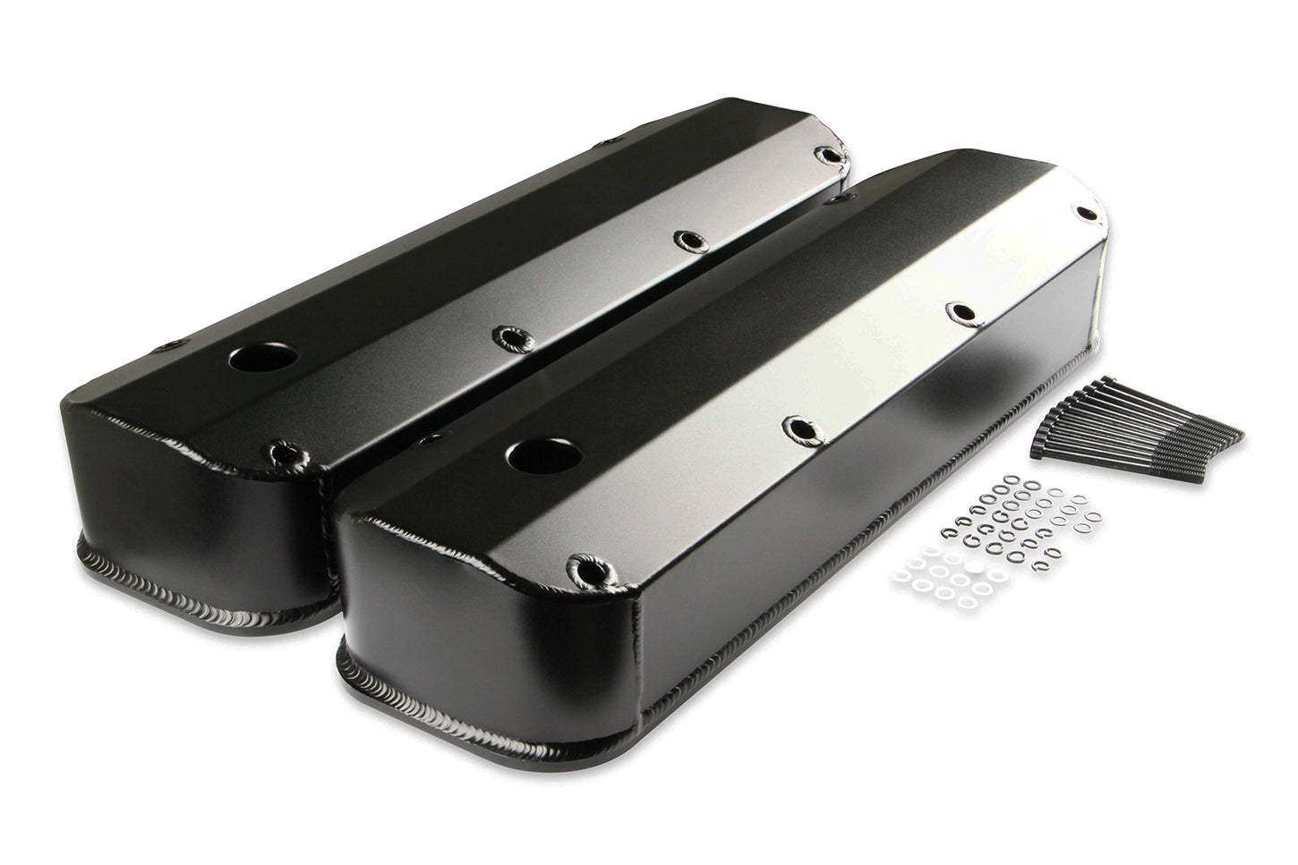 Mr Gasket 6880BG BBF Fabricated Alm Valve Cover Set Mr Gasket 6880BG