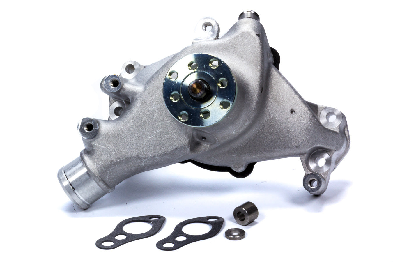 Mr Gasket 7013NG SBC Long Water Pump Alm. w/Natural Finish Mr Gasket 7013NG