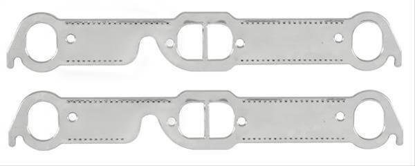 Mr Gasket 7418G Alum. Exhaust Gasket Set Pontiac w/D/Oval Ports Mr Gasket 7418G