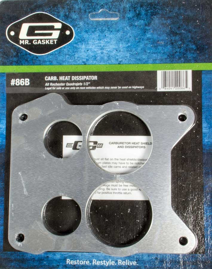 Mr Gasket 86B Carb. Heat Dissipator Mr Gasket 86B