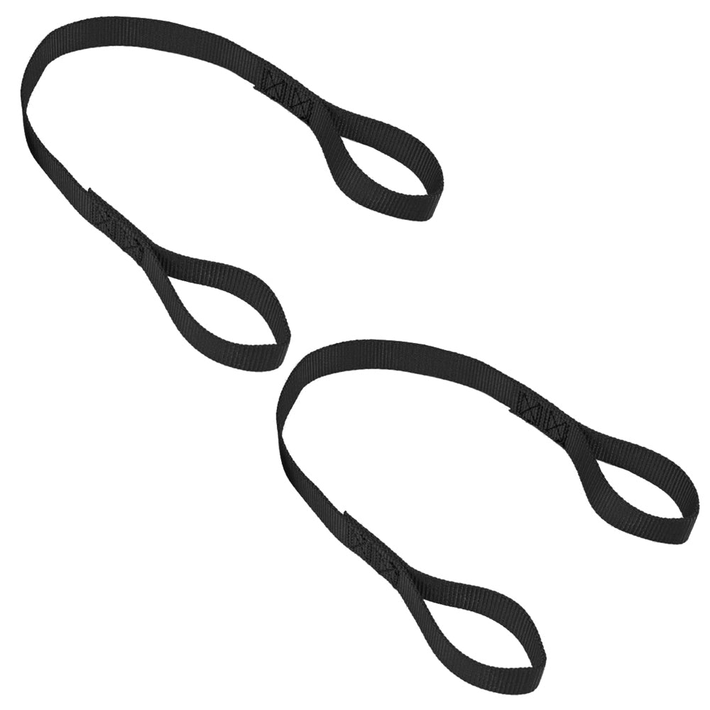 Mac's Tie Downs 111218 1in x 18in Loop Strap Black Pair Mac's Tie Downs 111218