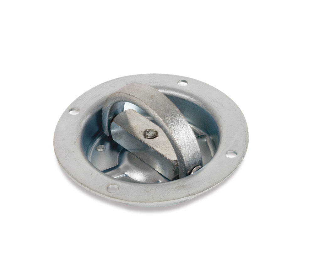 Mac's Tie Downs 330003 Recessed D-Ring 360 Deg Swivel Zinc Mac's Tie Downs 330003