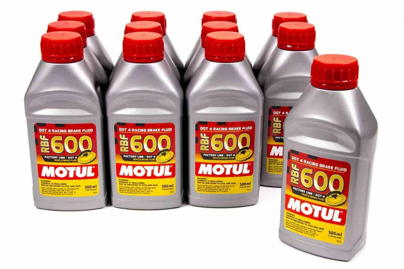 Motul 100949 RBF Brake Fluid 600 Degr ee case/12-1/2 Liter Motul 100949