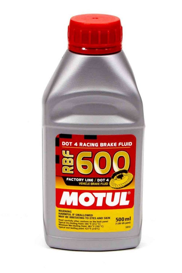 Motul MTL100949 RBF Brake Fluid 600 Degr ee 1/2 Liter Motul MTL100949