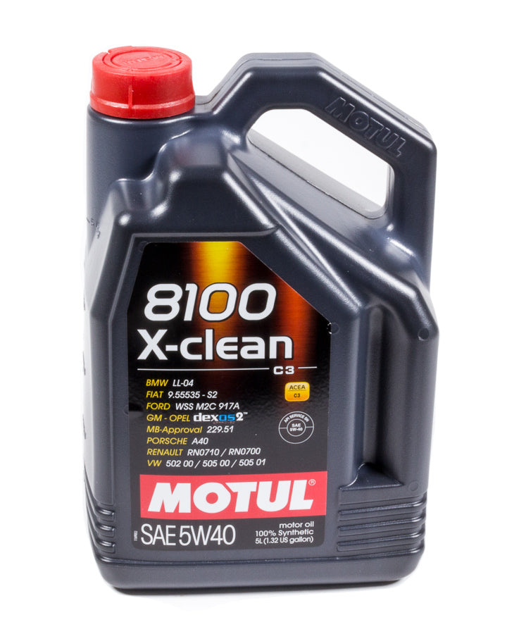 Motul MTL102051 8100 X-Clean 5w40 5 Liter Dexos2 Motul MTL102051