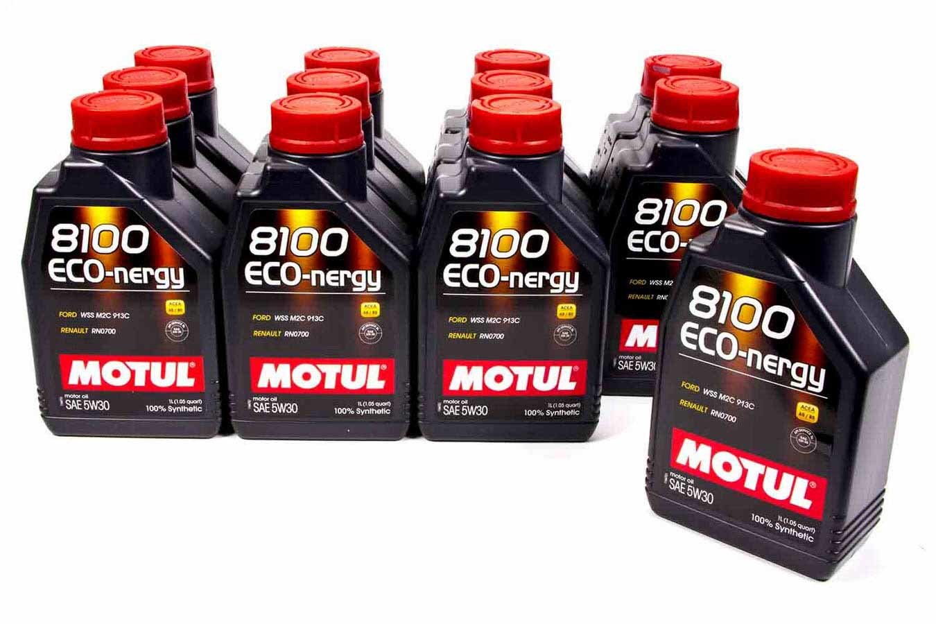 Motul 102782 8100 Eco-Nergy 5w30 Oil Case/12-Liter Motul 102782