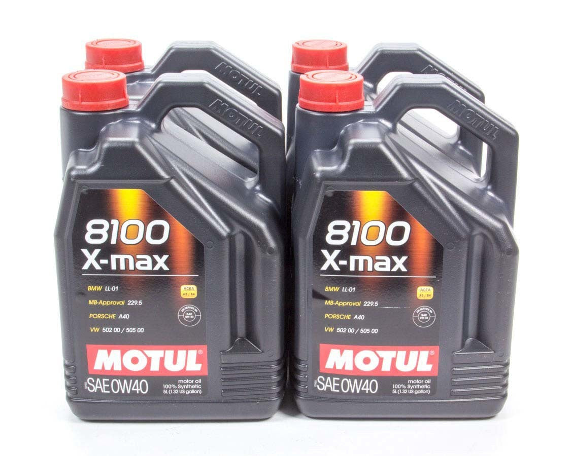 Motul 104533 8100 X-Max 0w40 Case 4x5 Liter Motul 104533