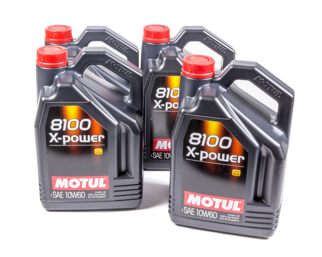 Motul 106144 8100 X-Power 10w60 Case 4x5 Liter Motul 106144