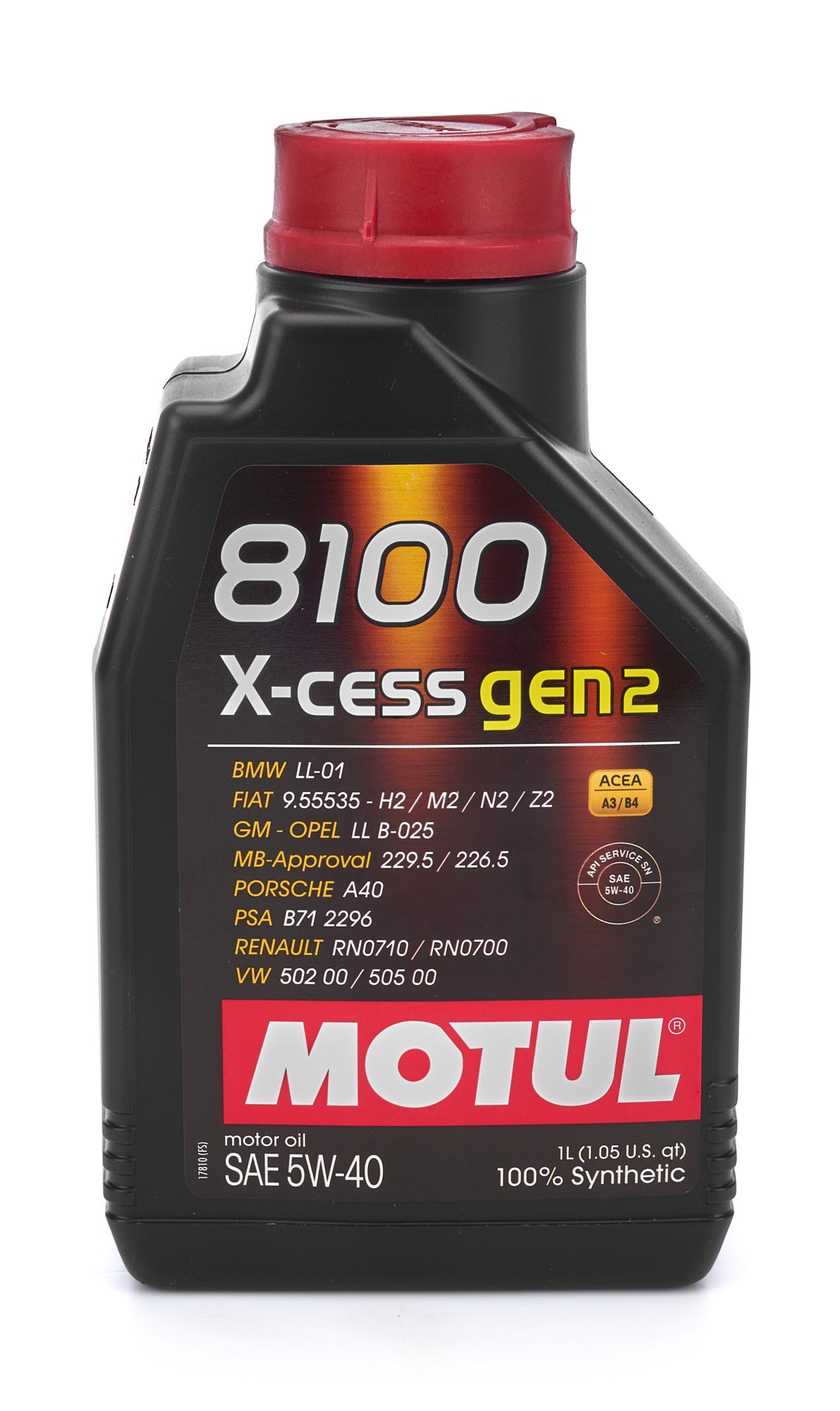 Motul MTL110904 8100 X-Cess 5w40 1 Liter Motul MTL110904