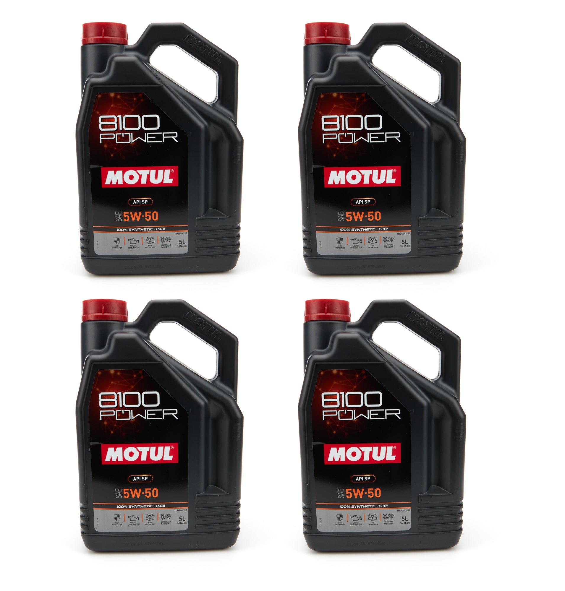 Motul 111812 8100 Sport Power 5W-50 Case 4 x 5 Liter Motul 111812