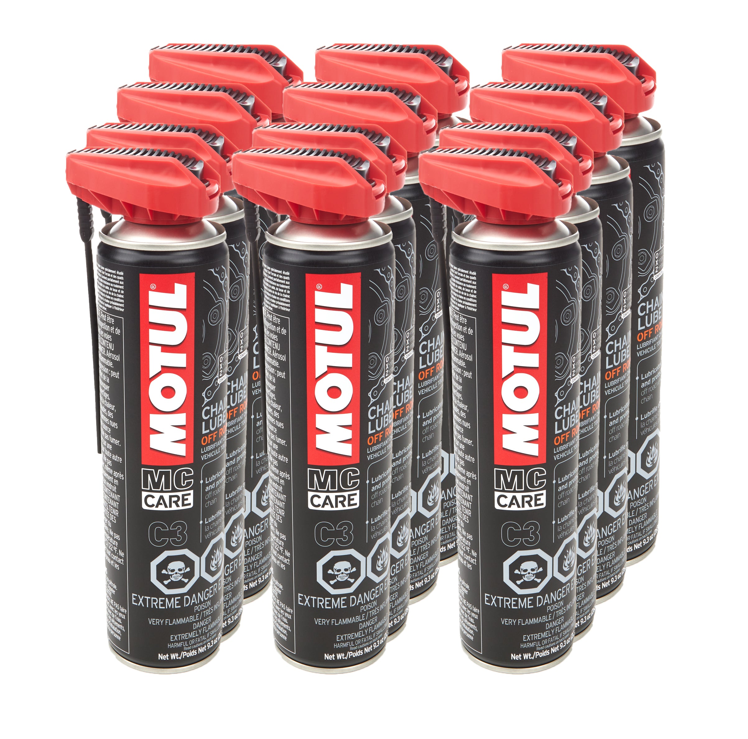 Motul 111820 C3 Chain Lube Case 12 x 9.3 Ounces Motul 111820