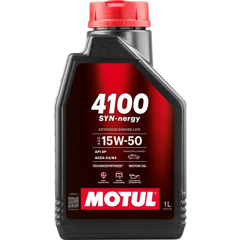 Motul MTL113161 4100 Power 15w50 Oil 1 Liter Motul MTL113161