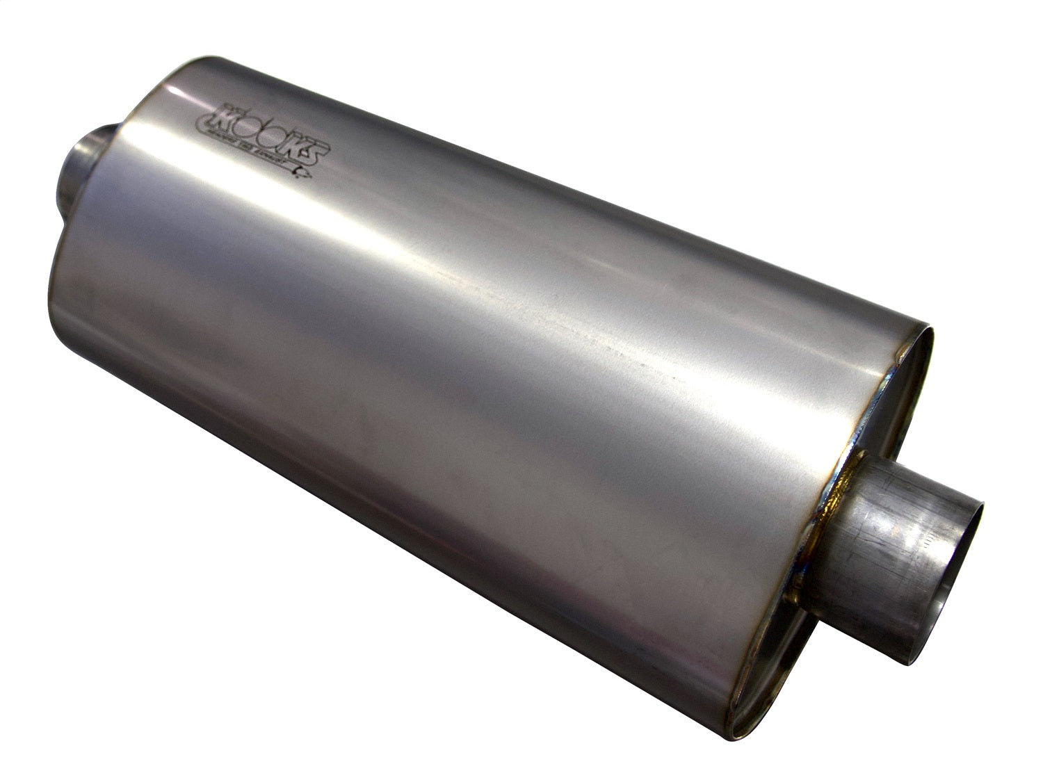 Kooks Custom Headers MUF-019 3in. Oval Center/Center Muffler 18in. Long Body . Polished Stainless Steel. Kooks Custom Headers MUF-019
