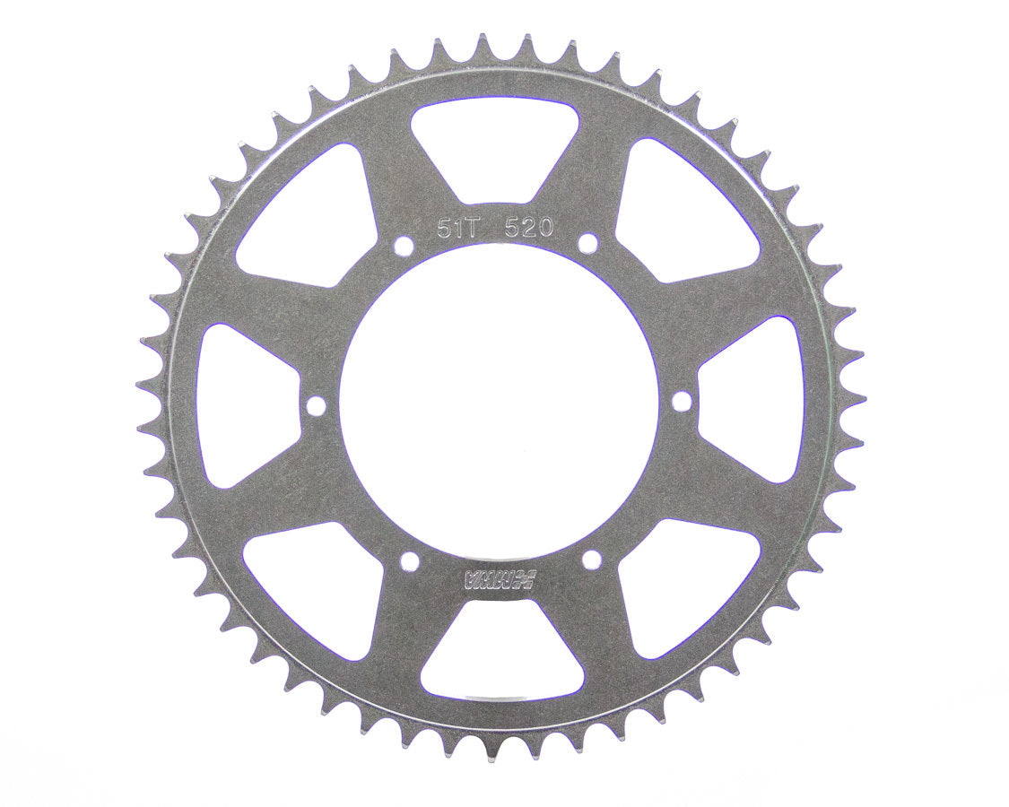 M&W Aluminum SP520-525-51T Rear Sprocket 51T 5.25 BC 520 Chain M&W Aluminum SP520-525-51T