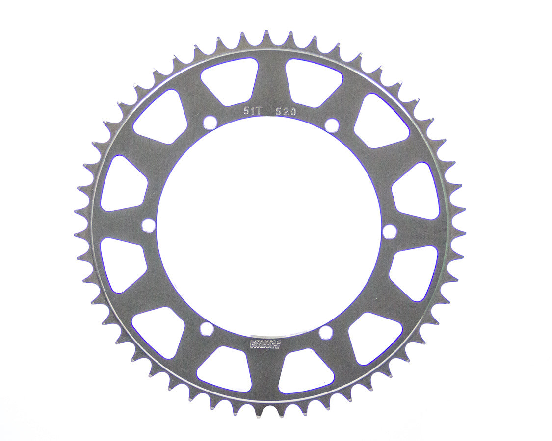 M&W Aluminum SP520-643-51T Rear Sprocket 51T 6.43 BC 520 Chain M&W Aluminum SP520-643-51T