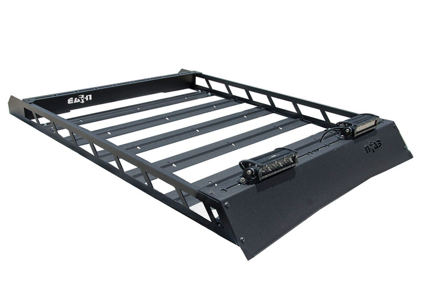 N-Fab T102MRF Aluminum Modular Roof Rack-Bolt On-2010-2023 Toyota 4Runner-Textured Black N-Fab T102MRF