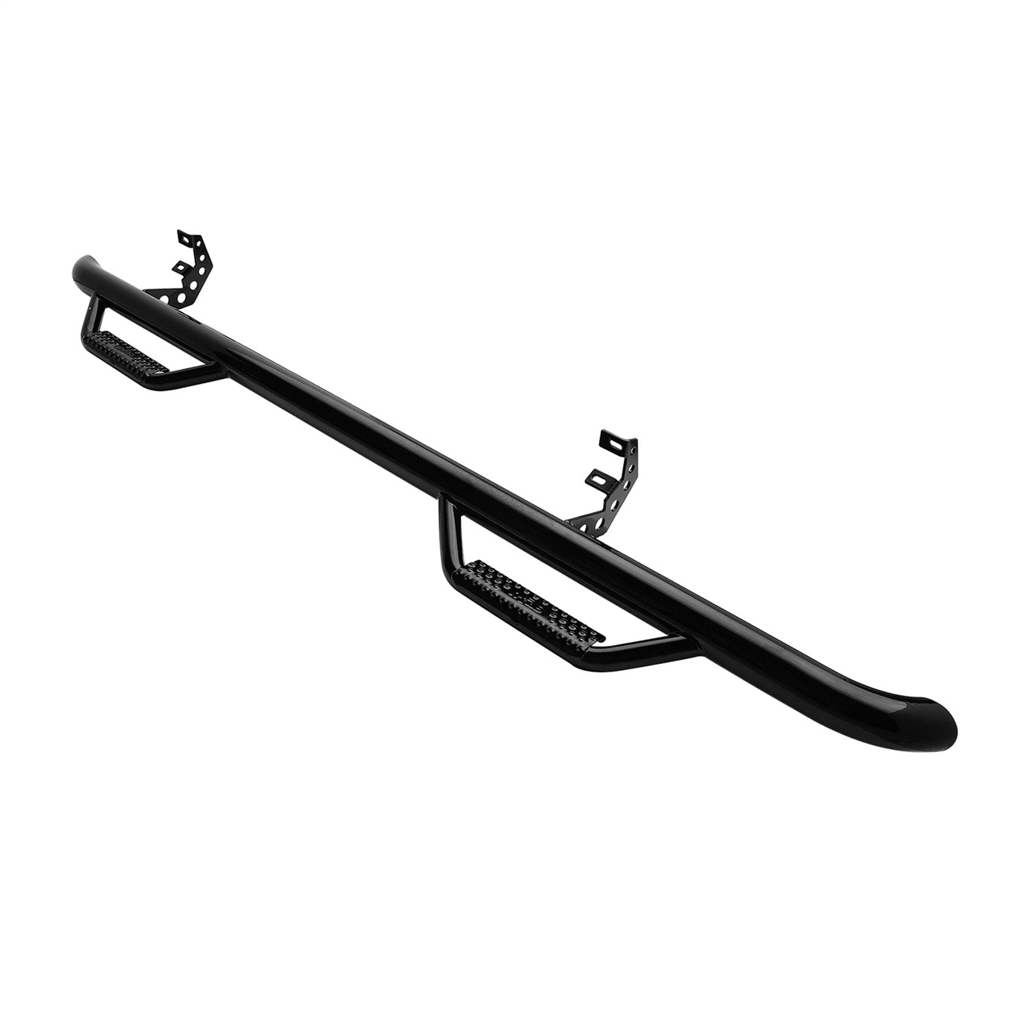 N-Fab Nerf Step Wheel-To-Wheel; Black Powder Coat; 4 Step; Smittybilt N0482CC
