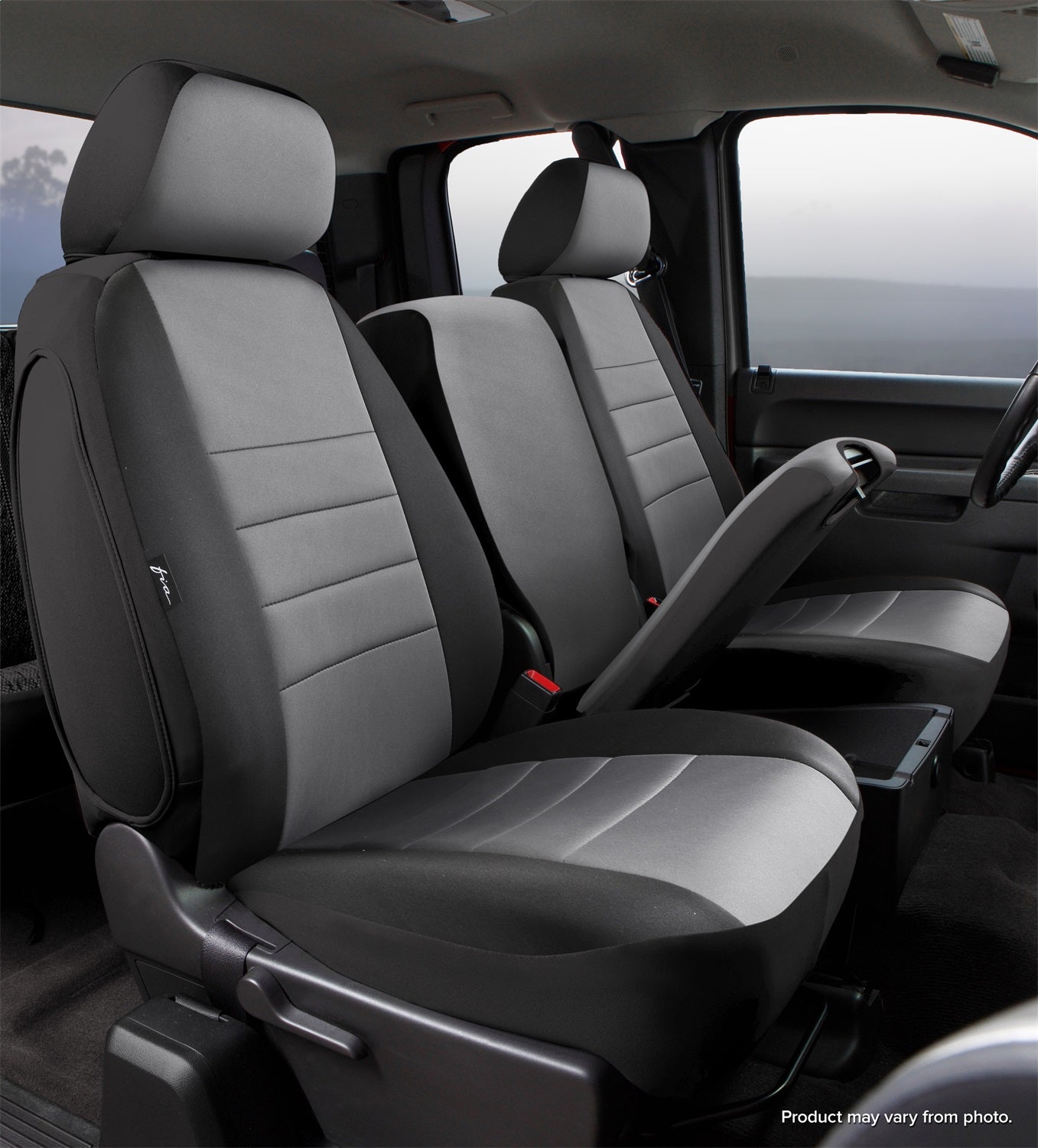 FIA NP97-35 GRAY Neo™ Neoprene Custom Fit Truck Seat Covers FIA NP97-35 GRAY