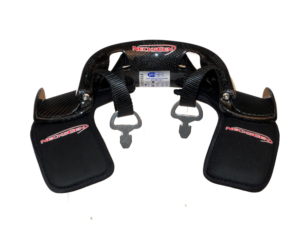 NecksGen NG905 Head and Neck Restraint REV2 Carbon Medium 2in NecksGen NG905