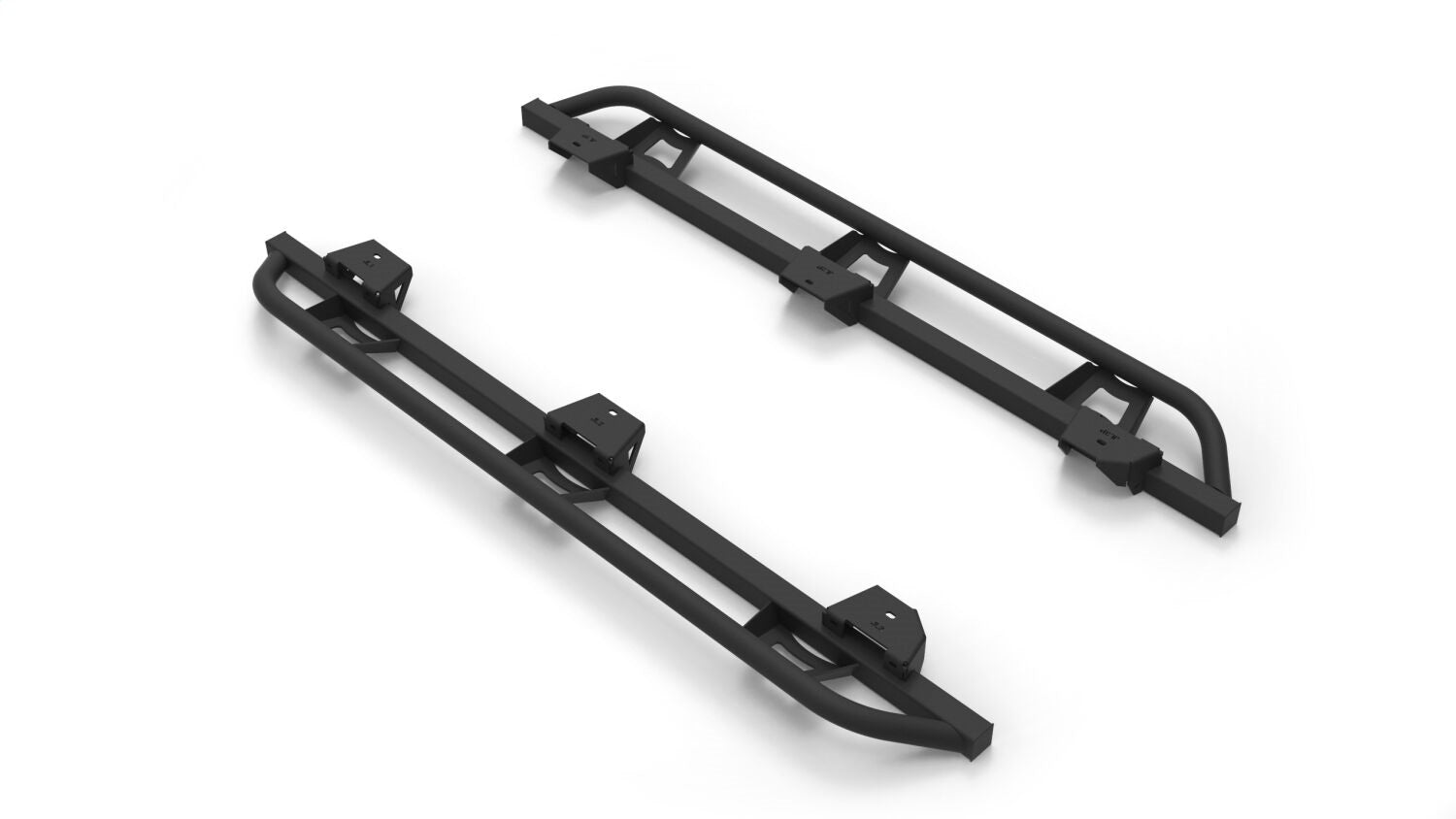 N-Fab TSJ074-TX TrailSlider-Cab Len (2 Steps)-07-17 Wrangler JK 4Dr-TX Blk N-Fab TSJ074-TX