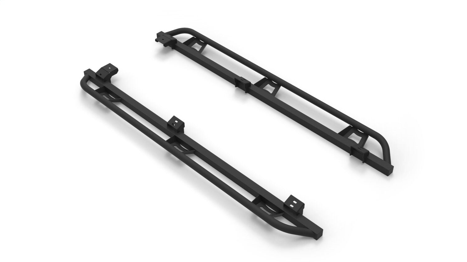 N-Fab TST05CC-TX TrailSlider-Cab Len (2 Steps)-05-15 Tacoma Double-TX Blk N-Fab TST05CC-TX