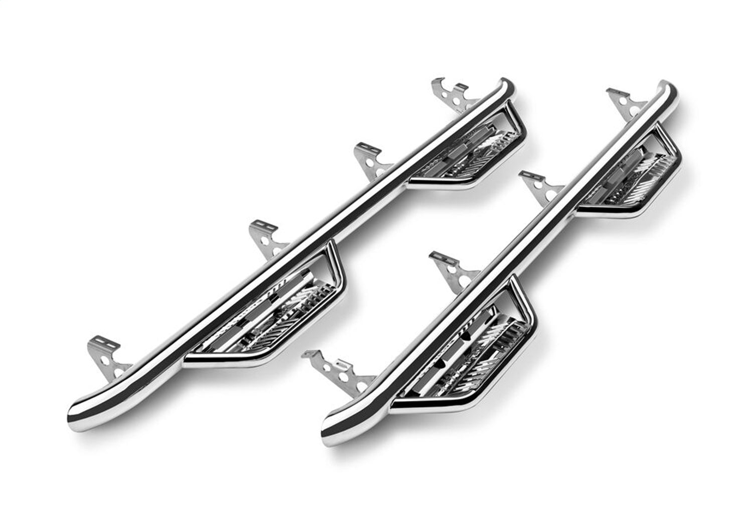 N-Fab HPC0780CC-SS Podium SS-Cab Len (2 Steps)-07-13 Silv/Sierra 1500/07-10 HD Crew-SS N-Fab HPC0780CC-SS