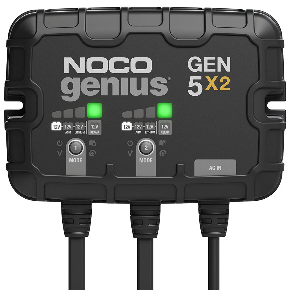 The NOCO Company - Archived GEN5X2 Battery Charger 2-Bank 10 Amp Onboard The NOCO Company - Archived GEN5X2