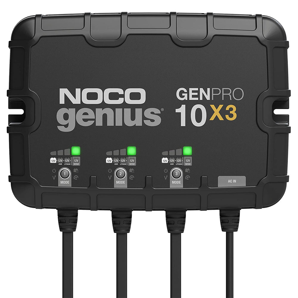 The NOCO Company - Archived GENPRO10X3 Battery Charger 3-Bank 30 Amp Onboard The NOCO Company - Archived GENPRO10X3