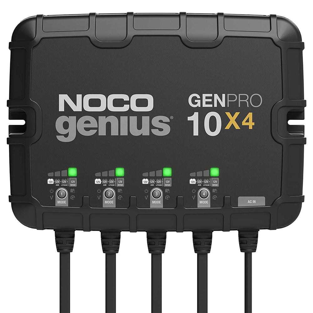 The NOCO Company - Archived GENPRO10X4 Battery Charger 4-Bank 40 Amp Onboard The NOCO Company - Archived GENPRO10X4