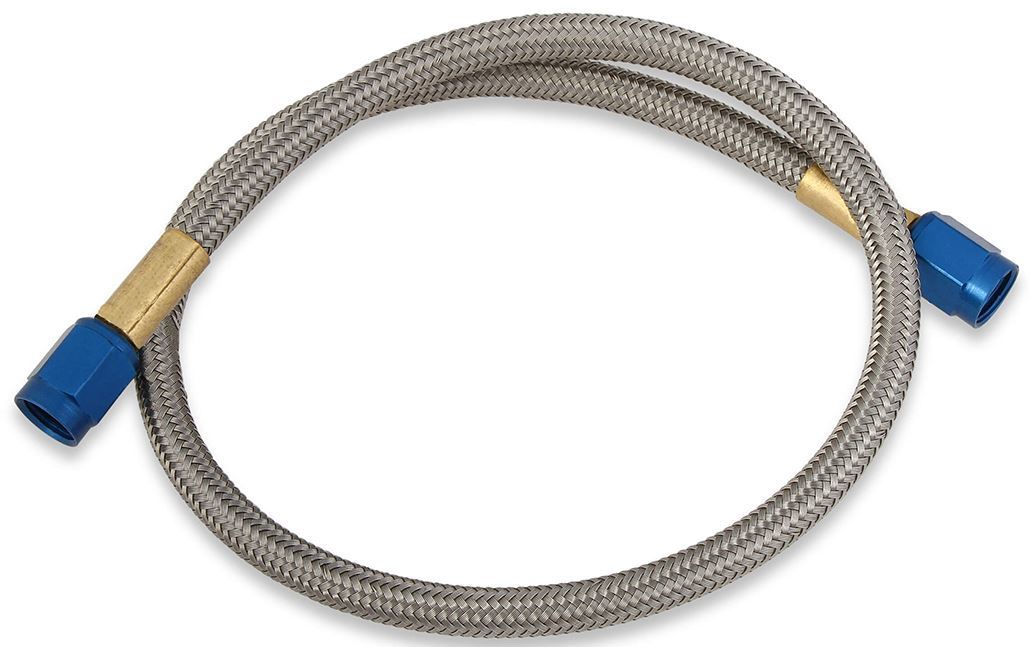 NOS/Nitrous Oxide System 15030NOS Braided Hose - 3an Blue Fittings 12in Long NOS/Nitrous Oxide System 15030NOS