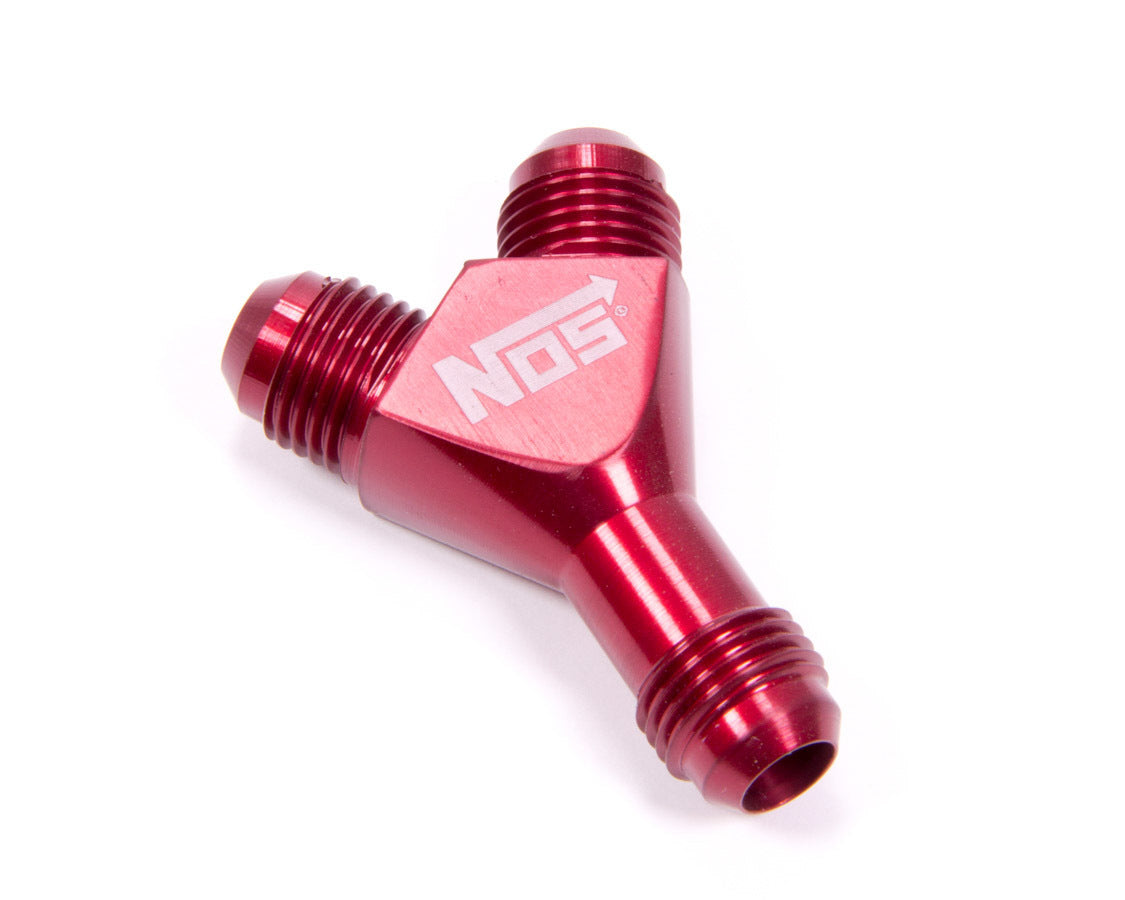 NOS/Nitrous Oxide System 17836NOS 6an 'Y' Fitting  Red NOS/Nitrous Oxide System 17836NOS