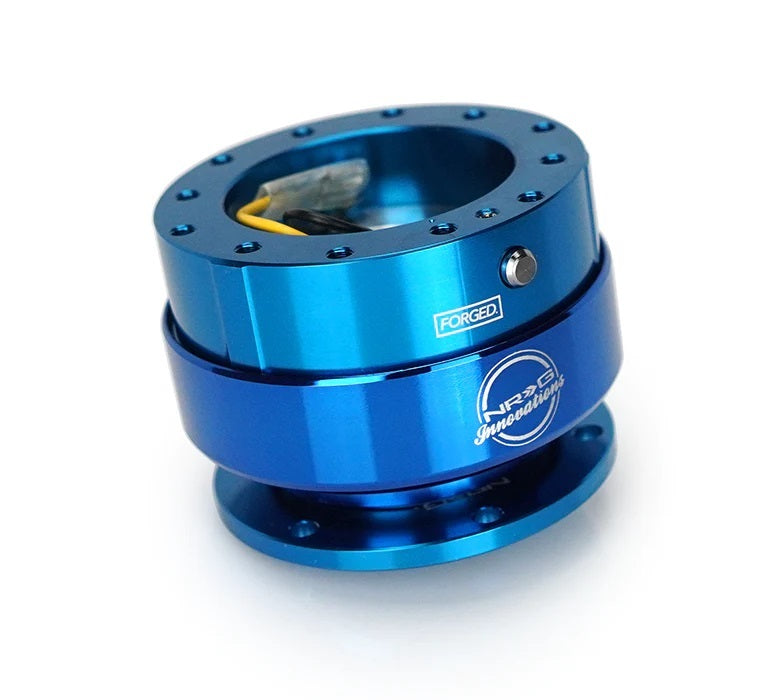 NRG Innovations SRK-200BL Steering Quick Release 2.0 Blue 2.5in NRG Innovations SRK-200BL