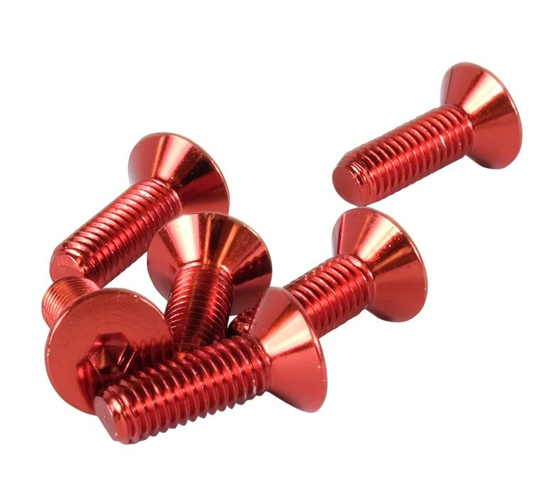 NRG Innovations SWS-100RD Screw Kit Steering Wheel Red Conical NRG Innovations SWS-100RD